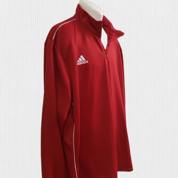 Adidas men's climalite quarter zip t-shirt long sleeve 3xl - Picture 2 of 6